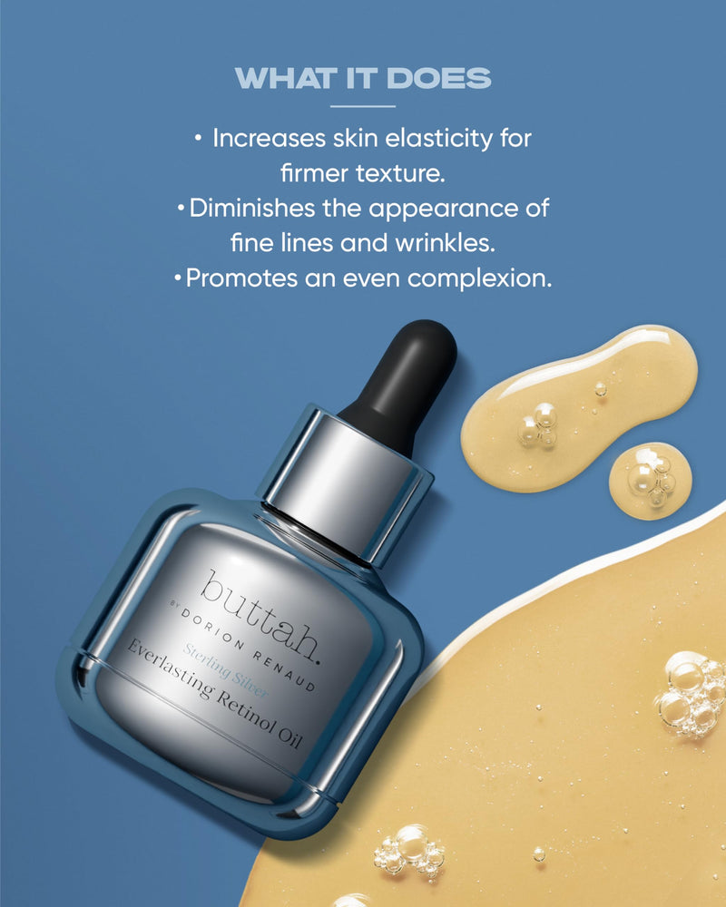 Buttah Skin Everlasting Retinol Oil - Retinol Vitamin Serum For Face - Nourish, Hydrate, and Rejuvenate Your Skin with this Retinol Serum - Facial Serums For Dark Spots