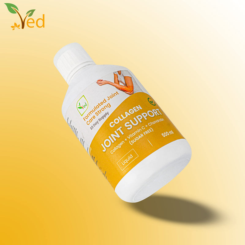 Hydrolyzed Liquid Collagen Food Supplement | Support for Joints, Skin, Muscles, Hair, &Nail Growth | for Women &Men | 500ml (Sugar Free).