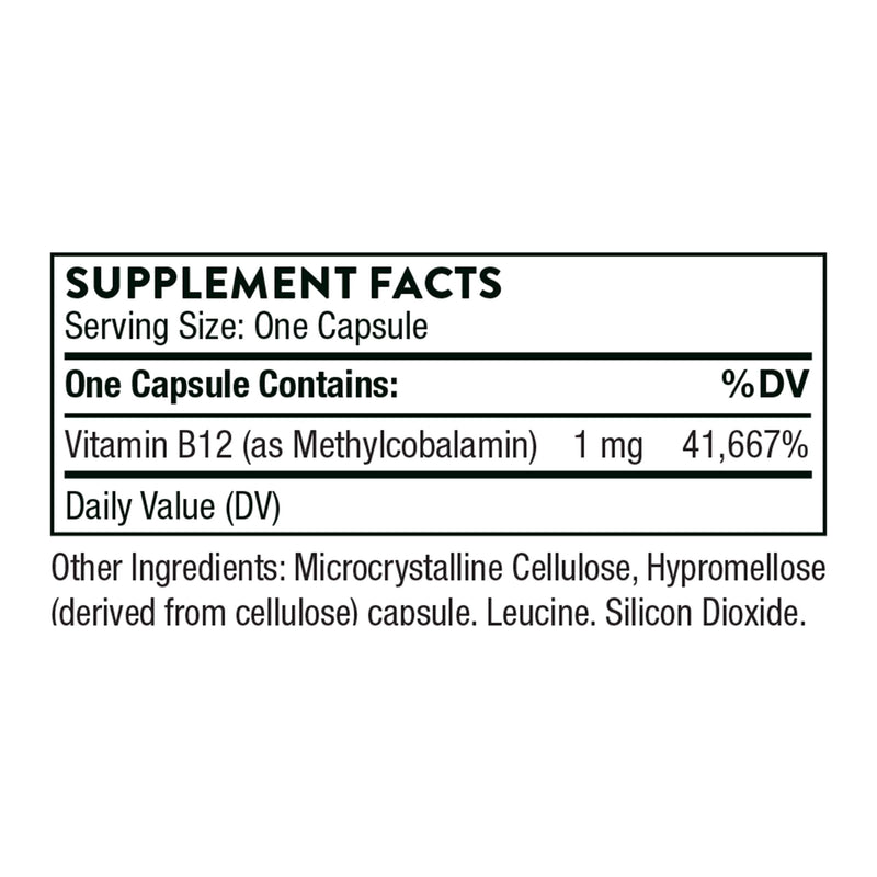 THORNE - 5-MTHF & Vitamin B12 Bundle - Cardiovascular & Nerve Support - 60 Servings