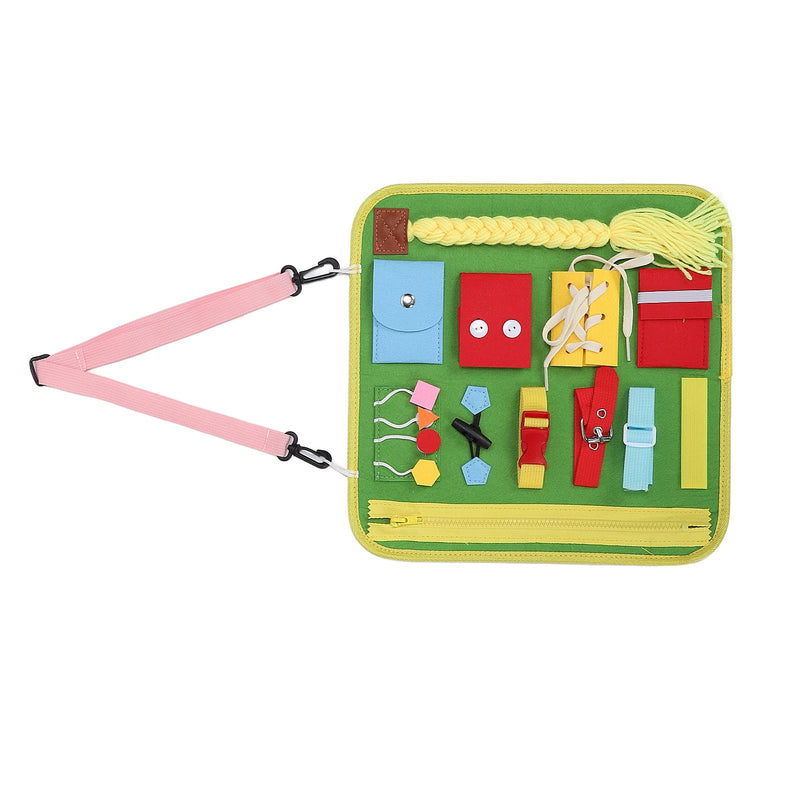 [Australia] - Uxsiya Dementia Sensory Board, Educational Sensory Toy Alzheimer Patient Anxiety Sensory Blanket Memory Learning Board Alzheimer Sensory Pad 