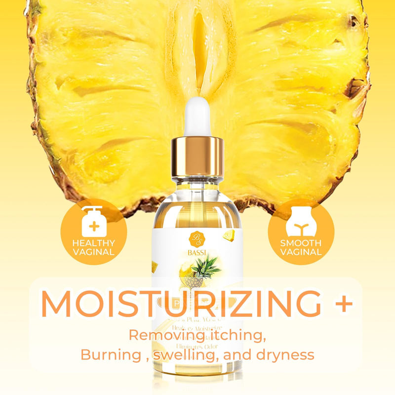 [Australia] - 3PCS Yoni Oil for Women Organic Feminine Oil, Ph Balance Remove Odor, Peach Strawberry Pineapple Essential Oil, All Natural Essential Oil, 1 fl oz/pc Mixed fruit 