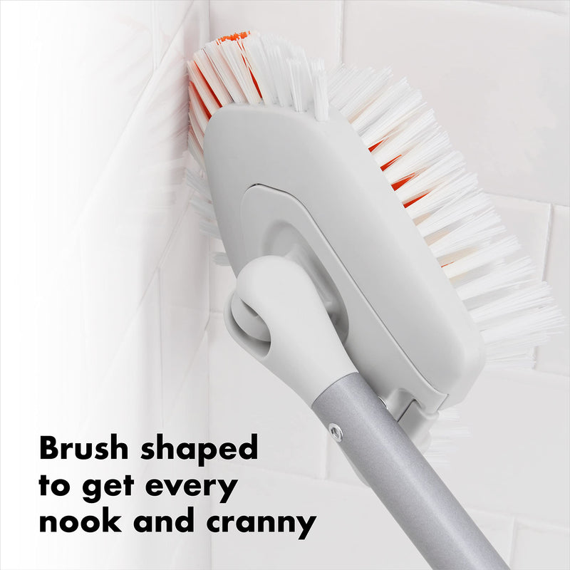 OXO Good Grips Extendable Tub & Tile Brush,Orange