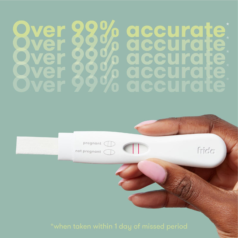 Frida Fertility Early Detection Pregnancy Tests | Easy at Home Pregnancy Tests, Over 99.9% Accurate HCG Test Strips, Early Results, Quick + Easy to Use | 12 Tests