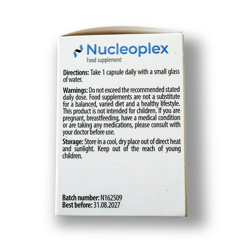 Nucleoplex Dietary Nucleotide Supplement (45 Capsules) | Uridine (UMP) & Cytidine (CMP) | Cognitive Support, Memory, Focus & Clarity, Cellular Health & DNA & RNA Support