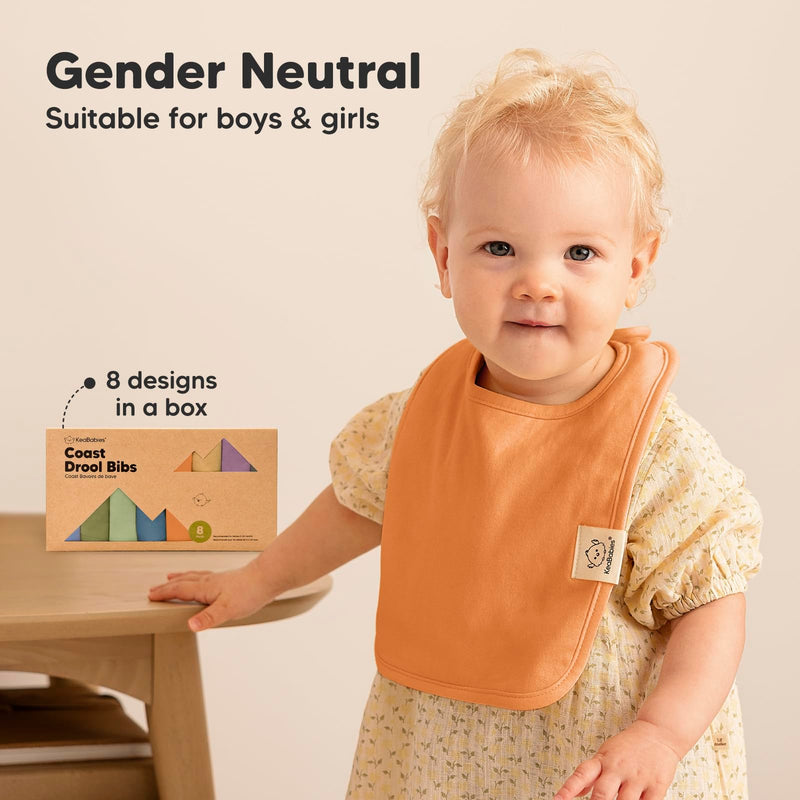 [Australia] - 8-Pack Organic Baby Bibs for Boy, Girl - Drool Bibs for Baby Boy, Bibs for Baby Girl, Baby Bibs for Girls, Boys, Baby Boy Bibs, Baby Girl Bibs, Baby Bib, Toddler, Infant Bibs, Cotton Bibs (Cruise) Cruise 
