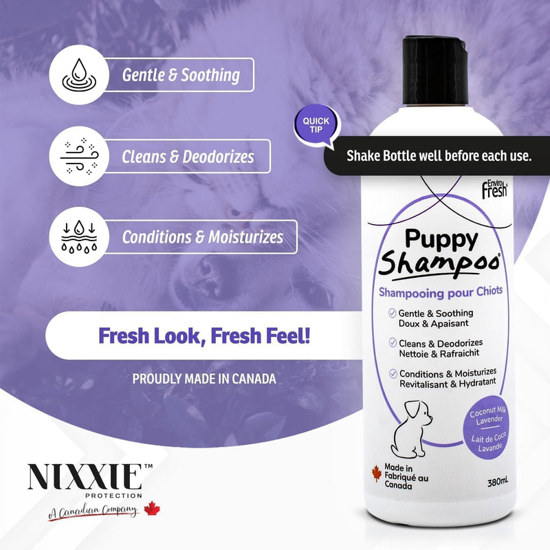 Puppy Shampoo by EnviroFresh, Deshedding Dog Shampoo, Puppy Shampoo for Puppies, Shampoo for Dogs, Natural Dog Shampoo - PawsPlanet Australia