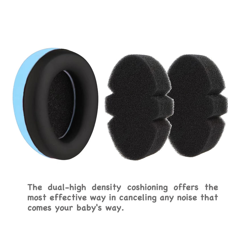 [Australia] - PandaEar Baby Ear Protection, Noise Cancelling Headphones EarMuffs for Babies & Toddlers 0-3 Years Blue 