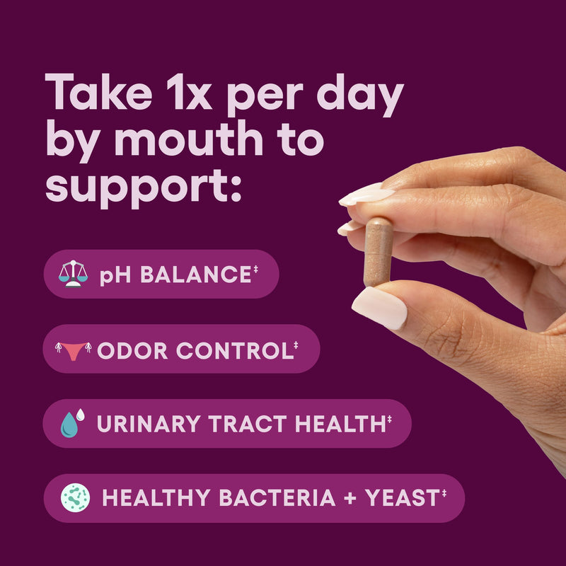 [Australia] - Physician's CHOICE Vaginal Probiotics for Women - Unique with Licorice Root - PH Balance, Odor Control, Yeast, Vaginal Microbiome & Feminine Health - 6B CFU - Organic Prebiotic, Cranberry - 30 CT 30 Count (Pack of 1) 