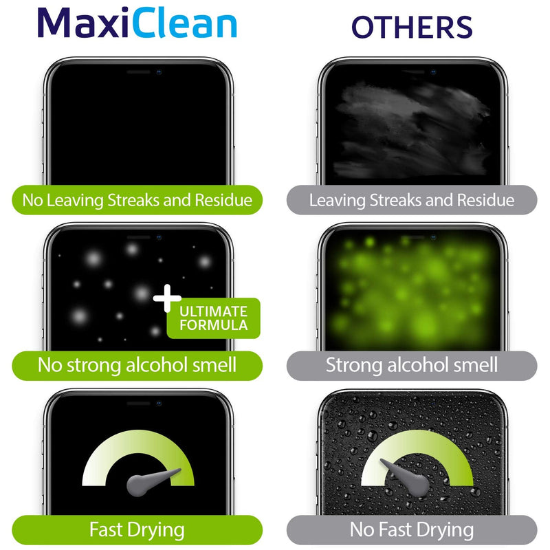 [Australia] - MAXI CLEAN glasses cleaning cloths - 440 glasses cleaning cloths moist - glasses cleaner wet wipes for glasses, laptop and PC screens, binoculars, optical lenses, watch glasses 