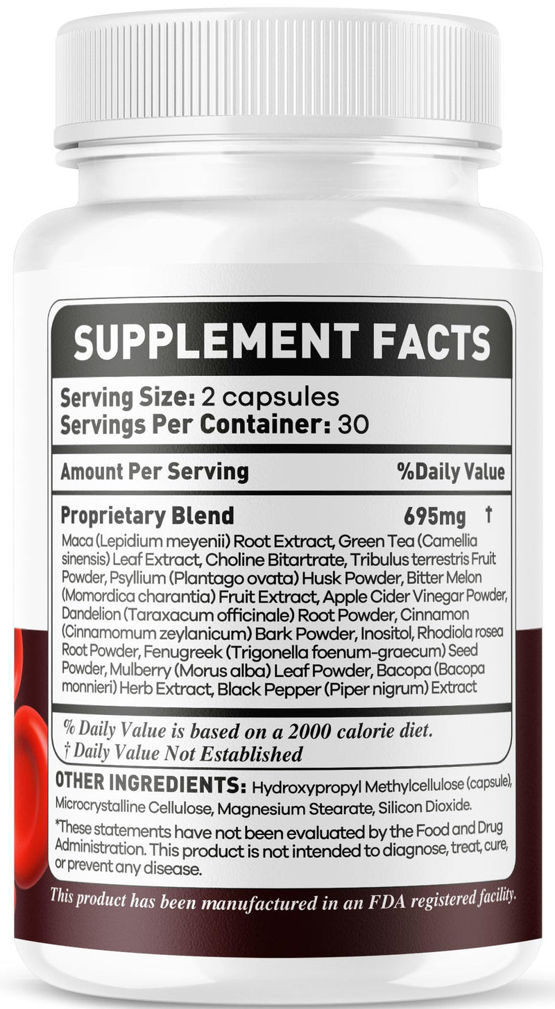 (3 Pack) Blood Pril Capsules - Official BloodPril Pills Advanced Premium Support for Maximum Strength with AllNatural Ingredients Vitamins for Overall Health & Wellness, 180 Capsules for 3 Months