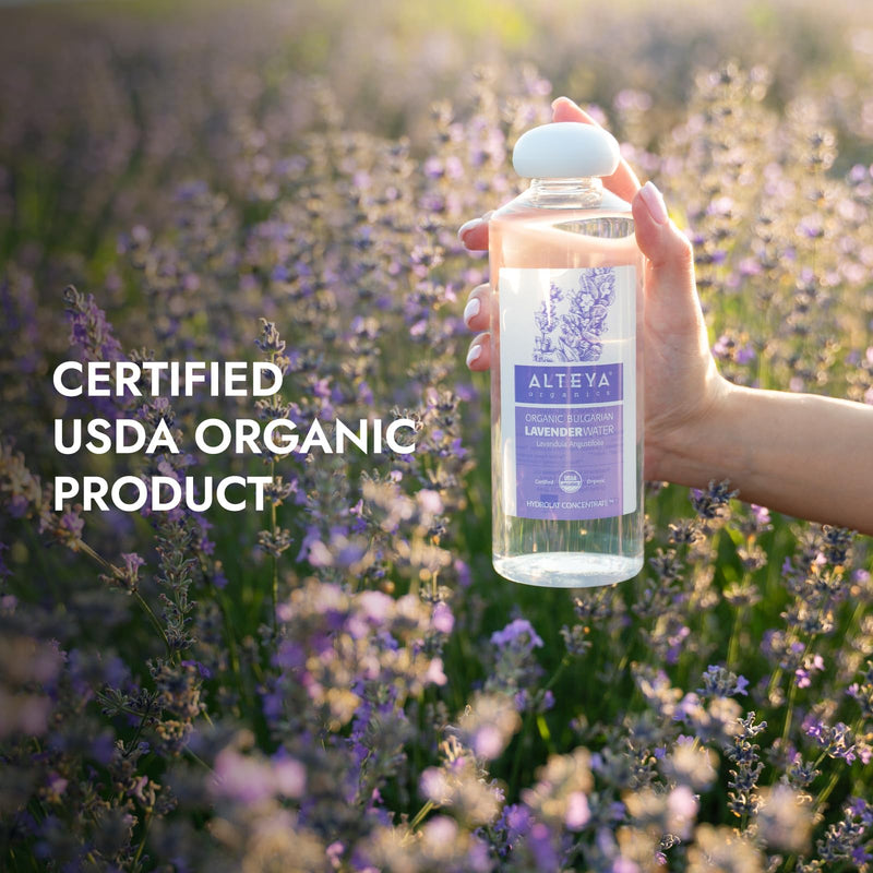 Alteya Organics Lavender Water Toner, 17 OZ | USDA Organic Lavender Water Facial Toner hydrates, tones, soothes, and refreshes face, body, and hair naturally 17 Ounce (Pack of 1)