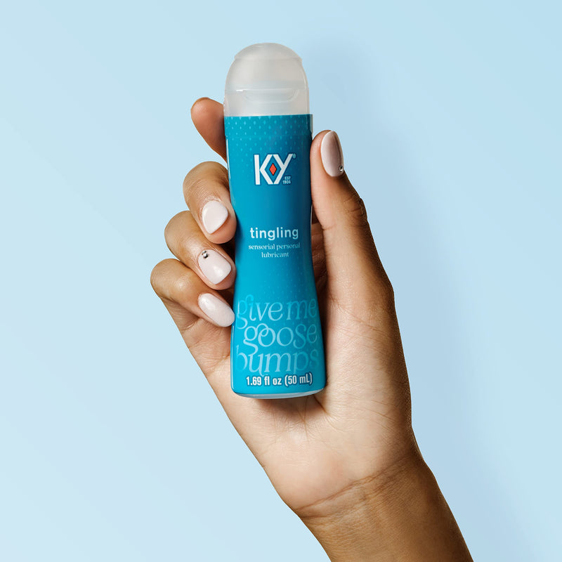 [Australia] - K-Y Tingling Water Based Lube, Sensorial Personal Lubricant, 1.69 fl oz 