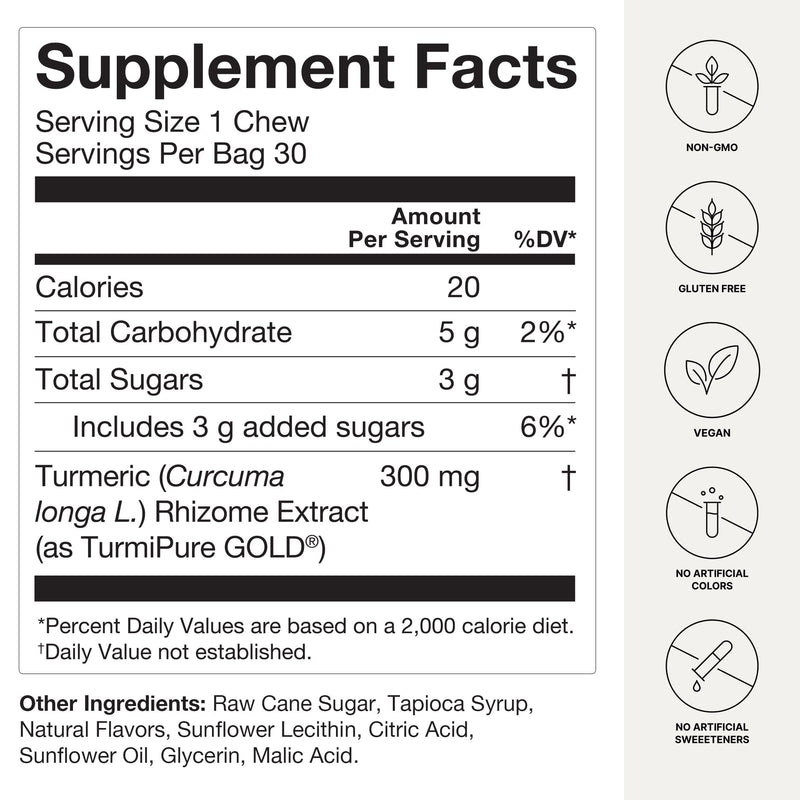 HumanN D3 + K2 & Turmeric Chews
