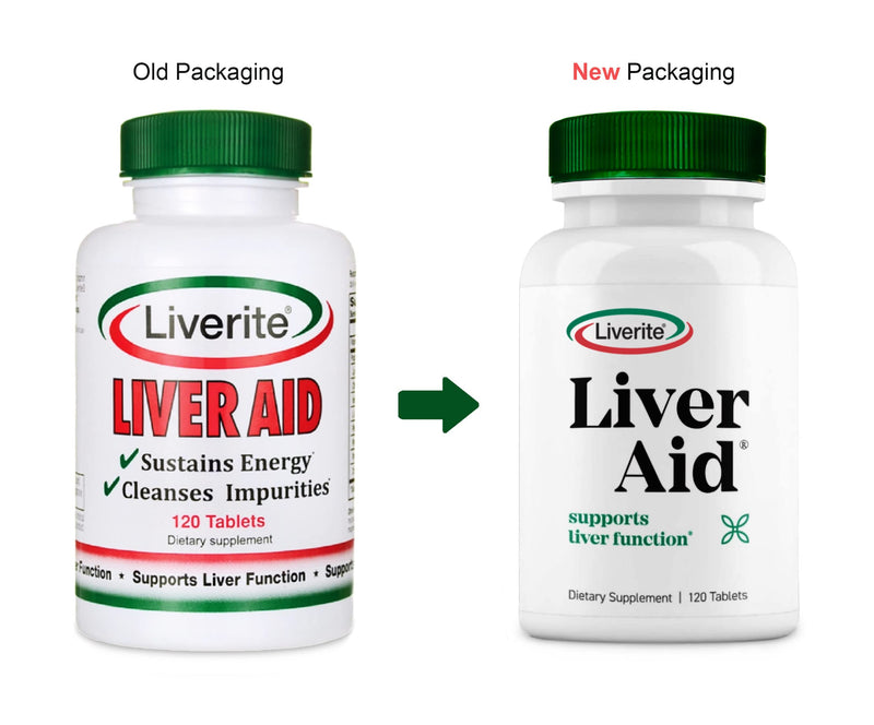 [Australia] - LIVERITE Liver Aid 2-Pack 120 Tablets (Total 240ct) Liver Support, Liver Cleanse, Liver Care, Liver Function, Energy. 