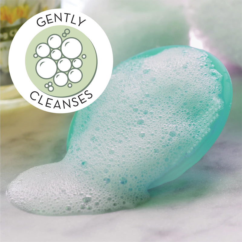 [Australia] - S&T INC. Exfoliating and Massaging Cradle Cap Bath Brushes for Baby, Silicone - 2 Inch x 2.5 Inch, Grey and Teal, 2 Pack 