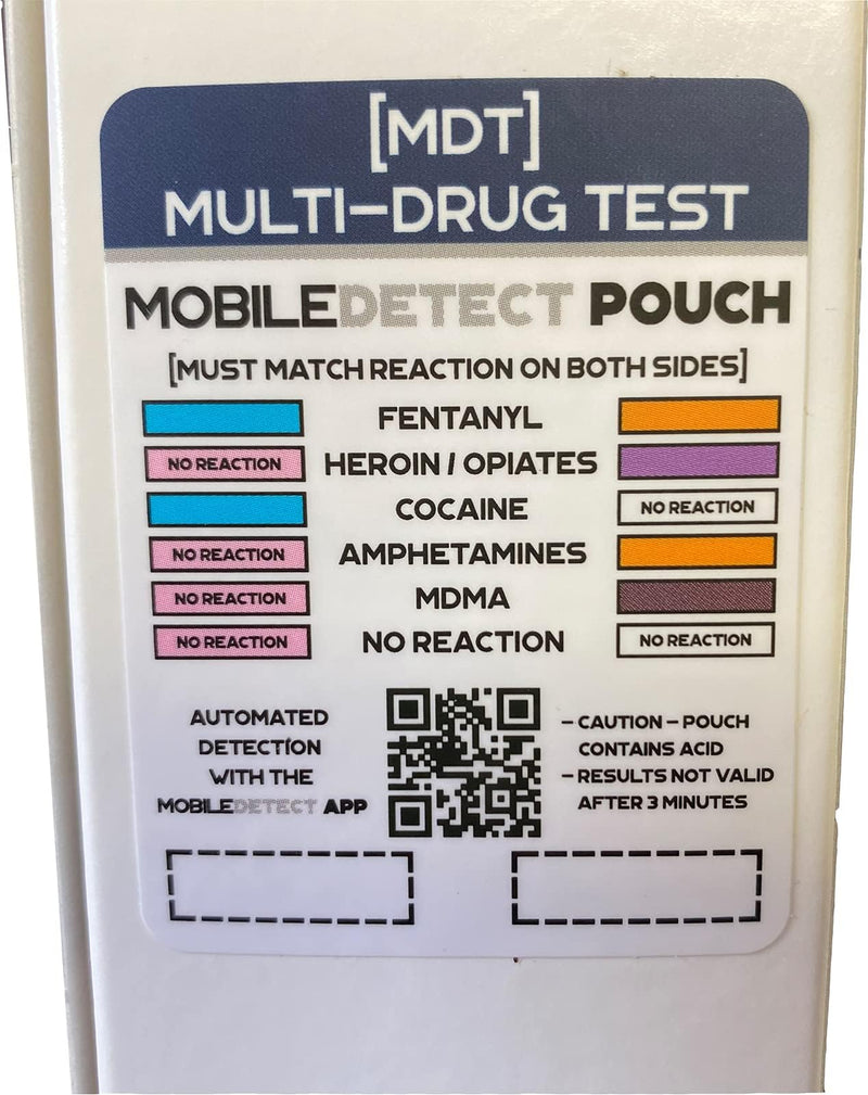 MobileDetect Pouch Residue Detection Multi-Drug Test Kit - Rapid Surface Residue Detector