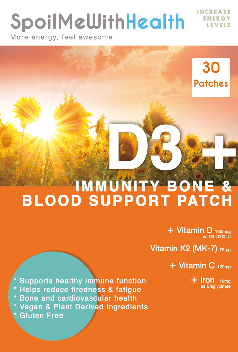 D3 + Patches (30 Patches - Immunity Bone & Blood Support)