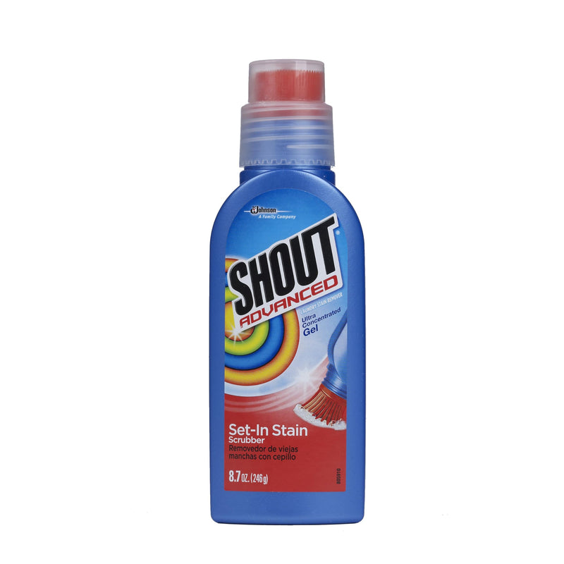 [Australia] - Shout Advanced Stain Remover Brush, Ultra Concentrated Gel with Built-In Scrubber Brush for Deep Set-In Stains, 8.7Oz 