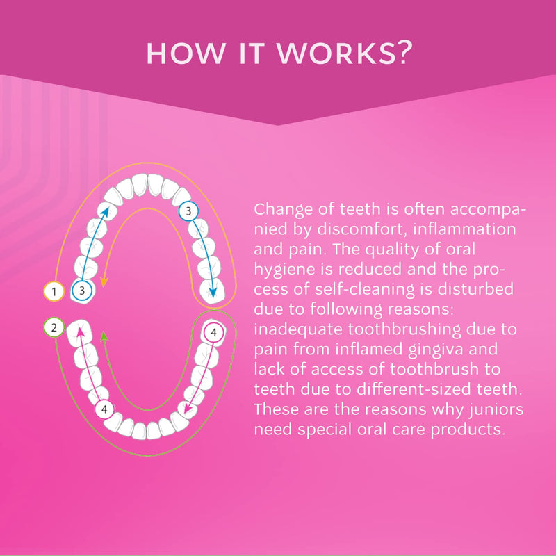 R.O.C.S. Junior Toothpaste - Enamel Whitening Teeth Gum Protection - for Children 6-12 Years Old - Safe to Swallow - Natural, No Fluoride or Sulfate (Berry Mix, Pack of 1) Berry Mix 2.6 Ounce (Pack of 1)