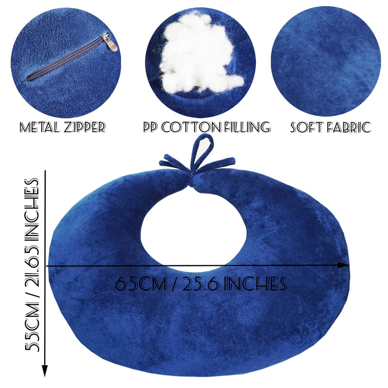 [Australia] - S-Snail-OO BBL Pillow After Surgery for Butt Sleeping, 26×22" Brazilian Butt Lift Recovery Post Surgery Sitting Driving Donut Pillow, Adjustable Soft Donut Pillow for Foam Seat Support Hip Cushion 