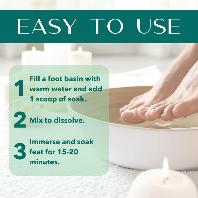 Apple Cider Vinegar Foot Soak, Mint & Eucalyptus (10oz)