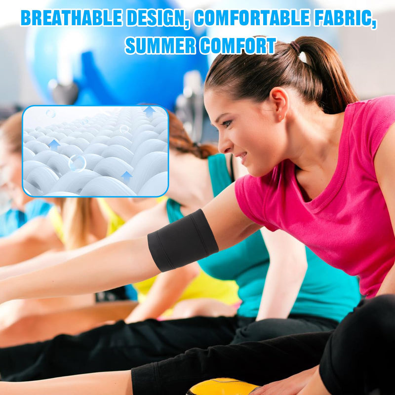 [Australia] - Diabetic Sensor Armband Diabetes Sensor Cover for Insulin Pod Monitoring Systems Omnipod Dexcom Freestyle Libre Protects Insulin Pod During Sports Replace Adhesive Patches Tape Diabetic Supplies(L) L 
