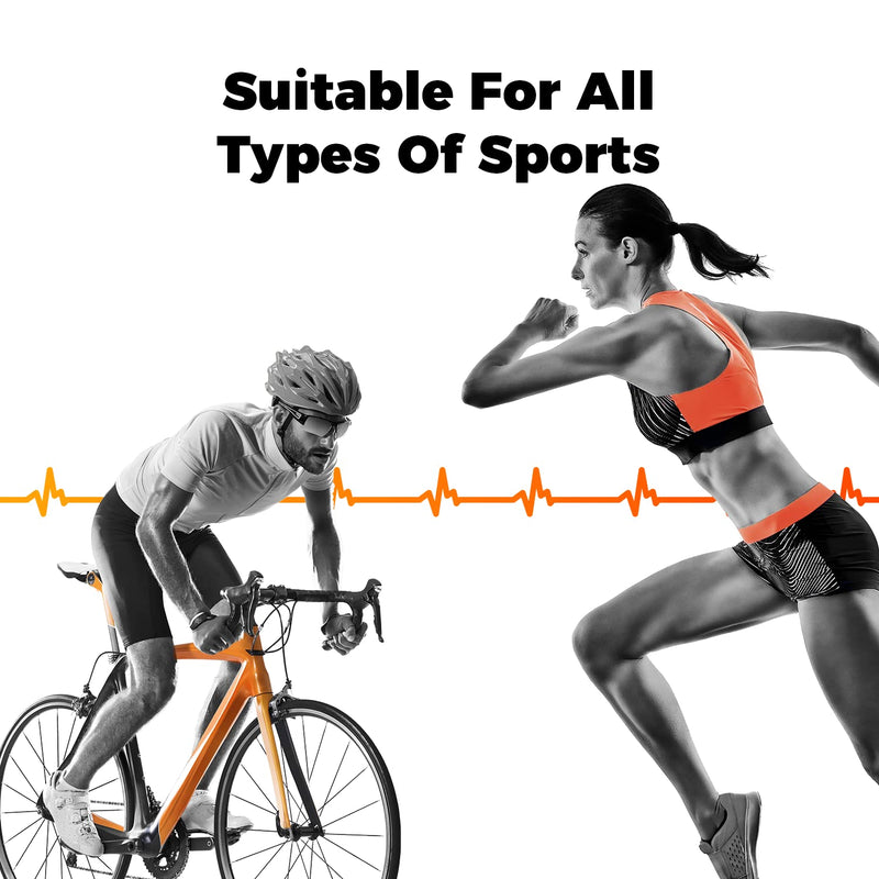 [Australia] - moofit Heart Rate Monitor Chest Strap Bluetooth/ANT+ Waterproof HR Monitor Chest Strap Heart Rate Monitor Compatible with Peloton, Zwift, Rouvy, TRX, Elite HRV, Peloton, Strava, DDP Yoga 
