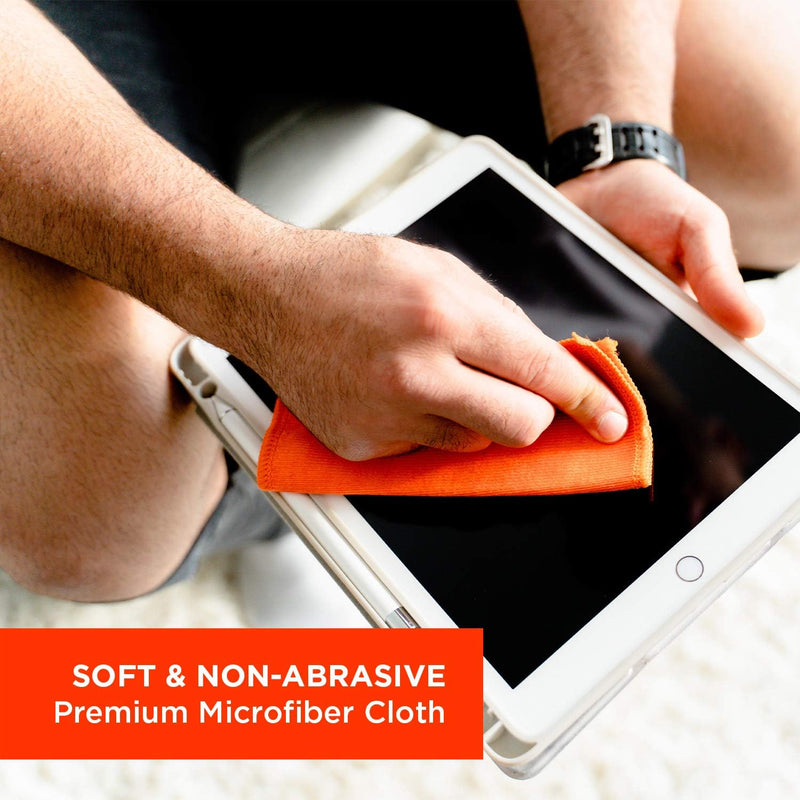 [Australia] - WHOOSH! Screen Cleaner Spray and Wipe [Set of 2] - 1 Fl Oz Bottle + 1 Microfiber Cloth Wipe - Travel Size Lens Cleaner for Car, Laptop, iPad, MacBook, Phone, Watch, Eyeglass - Electronic Cleaner Kit 1 fl oz (Pack of 2) 