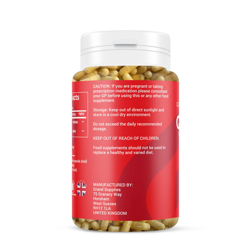 Pure Quercetin Supplement 1000mg- Organic Quercetin Bromelain Capsules for Immune Health, Respiratory Support, & Overall Wellness- Non GMO Antioxidant Supplement- 6 Month Supply