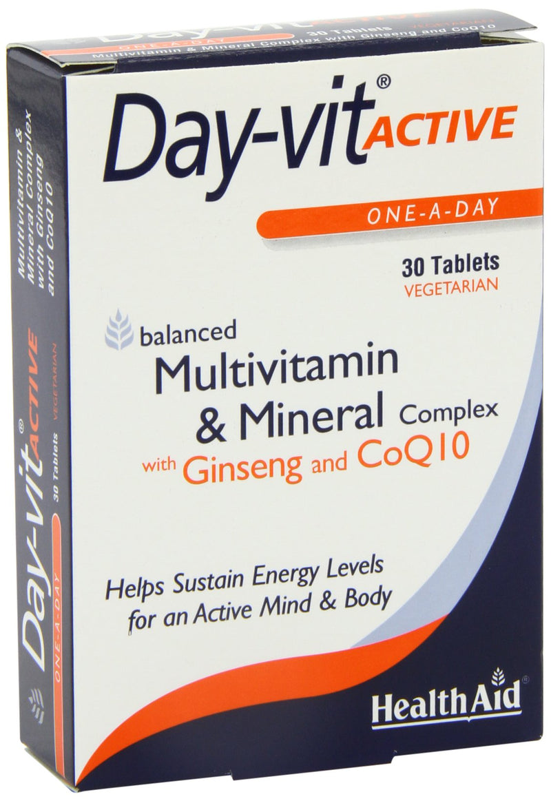 HealthAid Day-VIT Active - 30 Vegetarian Tablets
