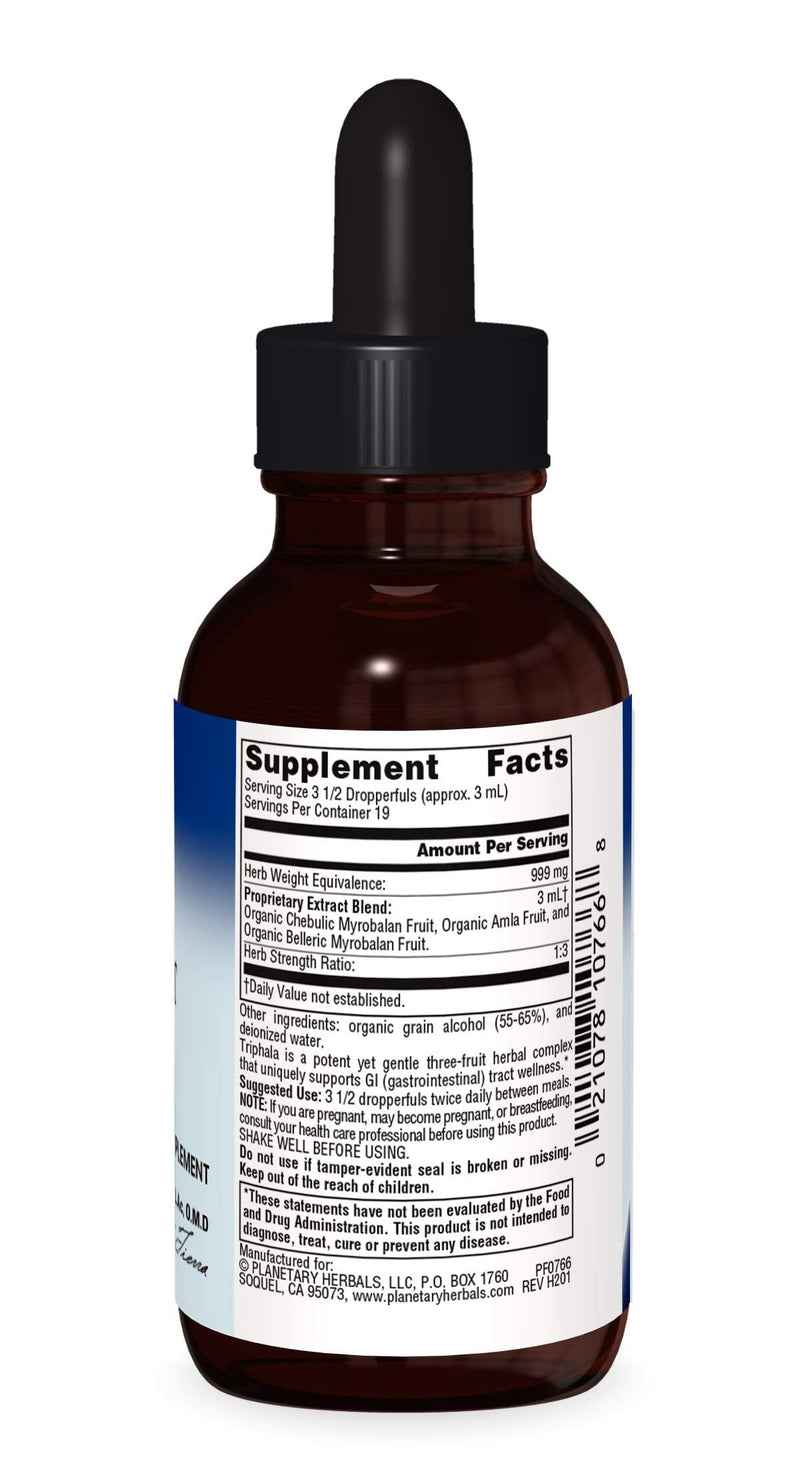[Australia] - PLANETARY HERBALS Triphala GI Tract Wellness, 1000 mg, 2 Fluid Ounce 2 Fl Oz (Pack of 1) 