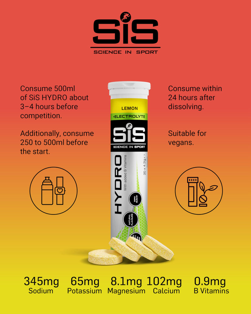 Science in Sport Hydro Electrolyte Tablets - Four Key Electrolytes and B Vitamins - Sugar-Free, Vegan & Gluten-Free Sports Hydration - Variety Pack with Different Flavours - 20 Tablets (Pack of 3) Mixed Flavors 60 count (Pack of 1)