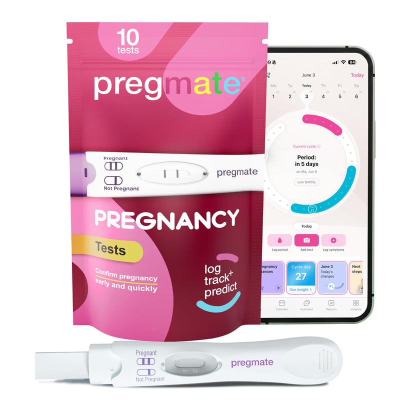 Pregmate Pregnancy Midstream Tests (10 Count)