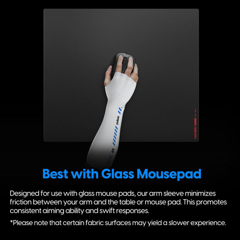 [Australia] - Pulsar eS Gaming Arm Sleeve for E-Sports Gaming Compression Sleeve Arm Length Size M White White M 
