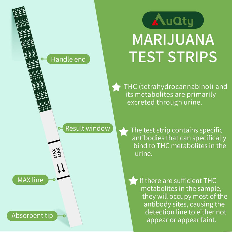 THC Urine Strip Test, Highly Sensitive THC Urine at Home Drug Test Kit, Easy Home Drug Test Marijuana (5)