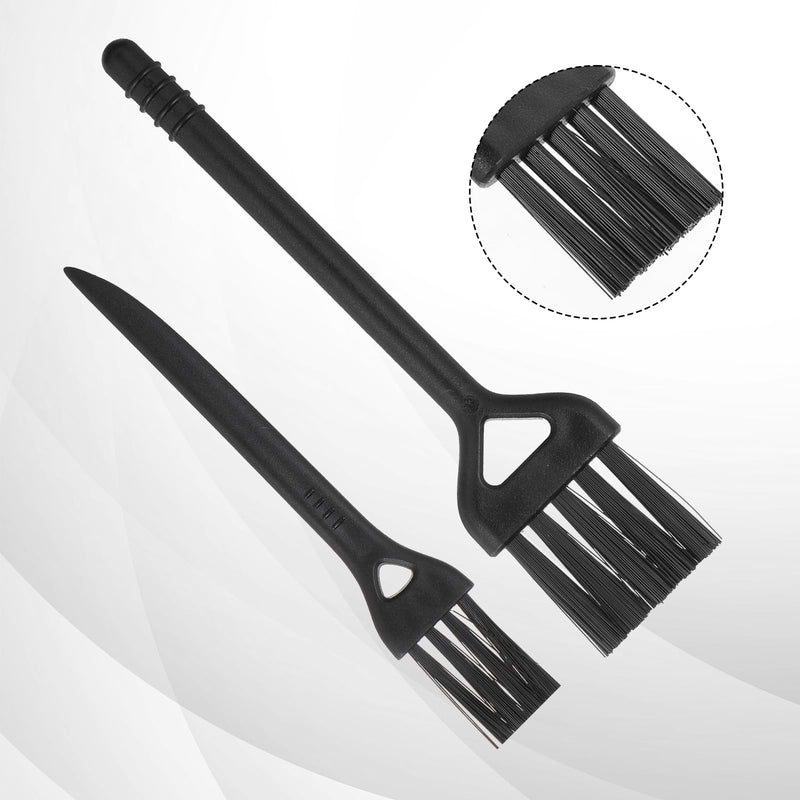 [Australia] - Pack of 10 razor brush replacement razor brush cleaning brush electric razor cleaning brush electric double-sided trimmer shaving brush for cleaning beards with electric shaving heads 