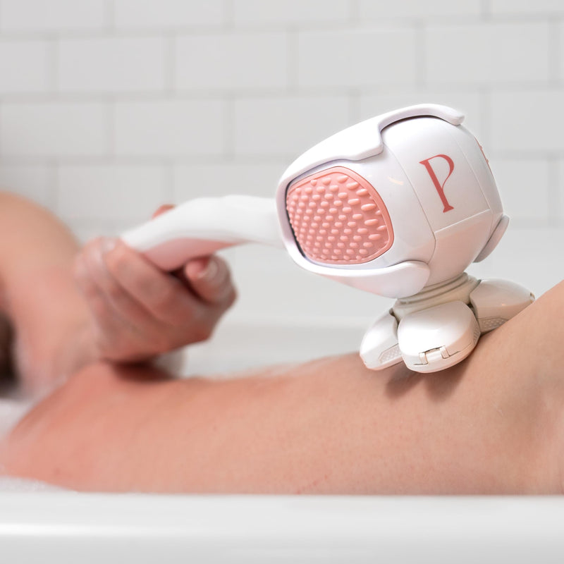 [Australia] - Self-Care Shave Kit | Friction-Fit Handle for Easy Reach & Comfort | 3 & 5 Petal Shave Heads | USB Charging | Smooth 