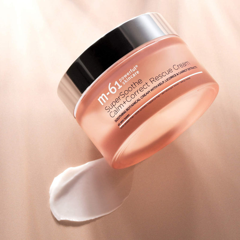 m-61 SuperSoothe Calm+Correct Rescue Cream, 1.7 Fl Oz | Rich, Creamy, Calming Botanical Face Cream, Soothes Redness, Calms Dry, Irritated Skin