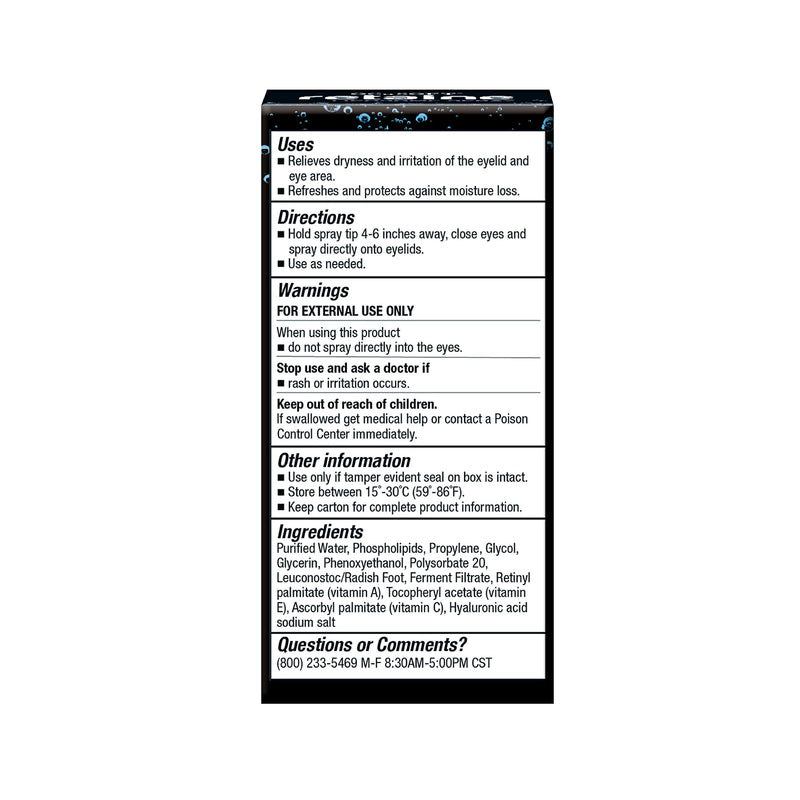 [Australia] - OCuSOFT Retaine Liposome Spray 15 Milliliters, Eyelid Spray for Irritated Eyelids Associated with Blepharitis, Dry Eyes, and Meibomian Gland Dysfunction 