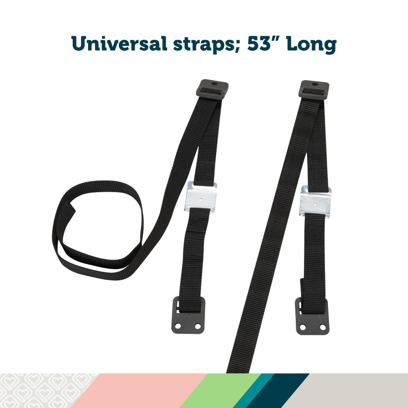 [Australia] - Safety 1st TV & Furniture Safety Straps, Black, Multi, 2 Straps(Pack of 1) 2 Count (Pack of 1) 