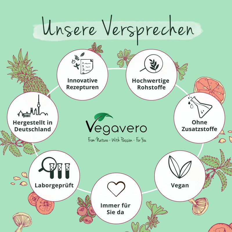 [Australia] - Apple Cider Vinegar Capsules | 1500mg | Vinegar complex + cayenne pepper + ginger | Blood sugar* & metabolism | Apple Cider Vinegar | Laboratory tested & vegan | Vegavero® 
