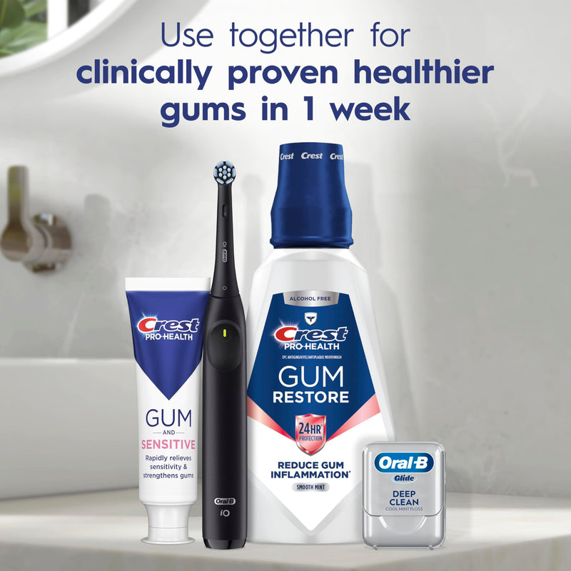 [Australia] - Crest Sensitive and Gum Toothpaste 4.8 oz (3 Pack), Relieves Sensitivity, Strengthens Gums, Anticavity, Clinically Proven, Antibacterial Toothpaste 