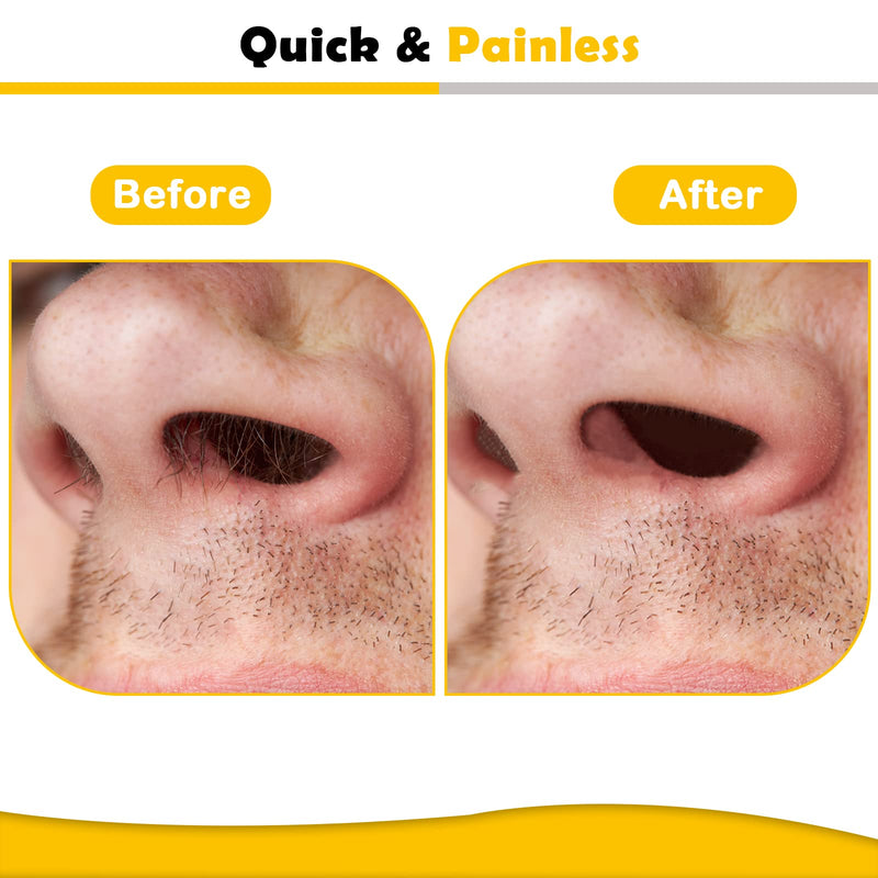 [Australia] - 120g Nose Hair Waxing Kit with 40 Applicators - Quick & Painless Hair Remover for Men and Women, Up to 20 Uses 120g 