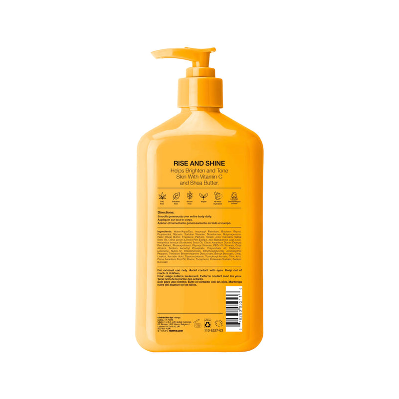 Hempz Body Lotion - Citrus Blossom Limited Edition Daily Moisturizing Cream with Vitamin C, Shea Butter, Aloe, Orange Extract, Hemp Seed Oil Body Moisturizer -17 Fl Oz | Daily Moisturizing Cream with Vitamin C, Brighten Skin, 48-Hour Hydration, Shea Bu...