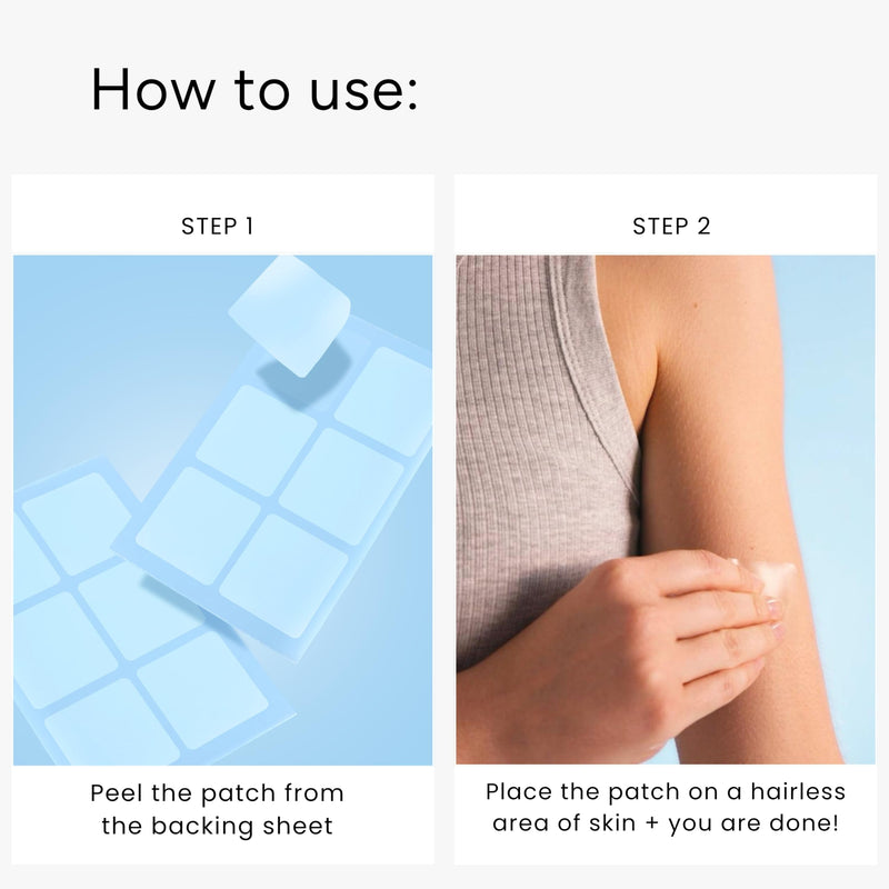 The Patch Remedy Energy Patches | 30 Topical Patches | Caffeine from Guarana, Taurine, Vitamin B6, Vitamin B3, Vitamin B5, Green Tea | 12-24 Hours