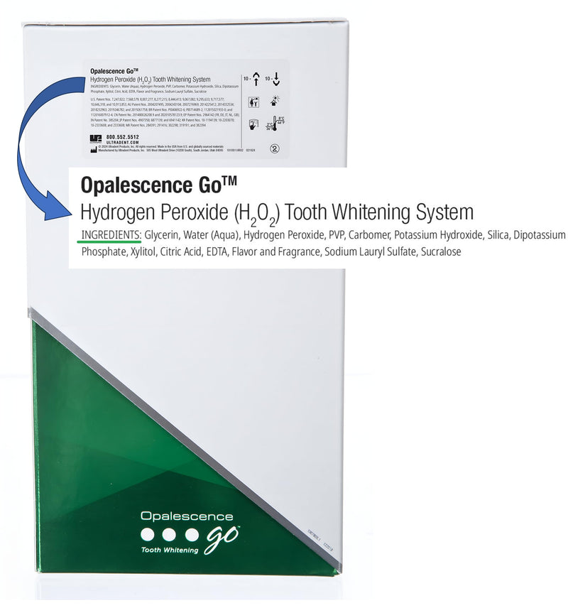 [Australia] - Opalescence Go 10% - Prefilled Teeth Whitening Trays Kit (10 Treatments) - 10% Hydrogen Peroxide - Mint Made by Ultradent Products. Go Teeth Whitening Kit -Mint- GO10-5193-1 