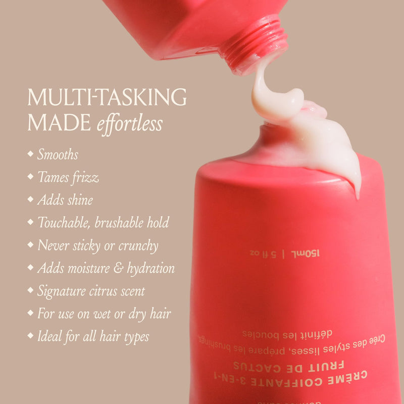 DAE Cactus Fruit 3-in1 Styling Cream & Taming Wand - Tames Flyaways | Style edges, defines curls, adds shine, hydrates & moisturizes, built-in taming wand, convenient on-the-go purse size 0.6 Ounce (Pack of 1)