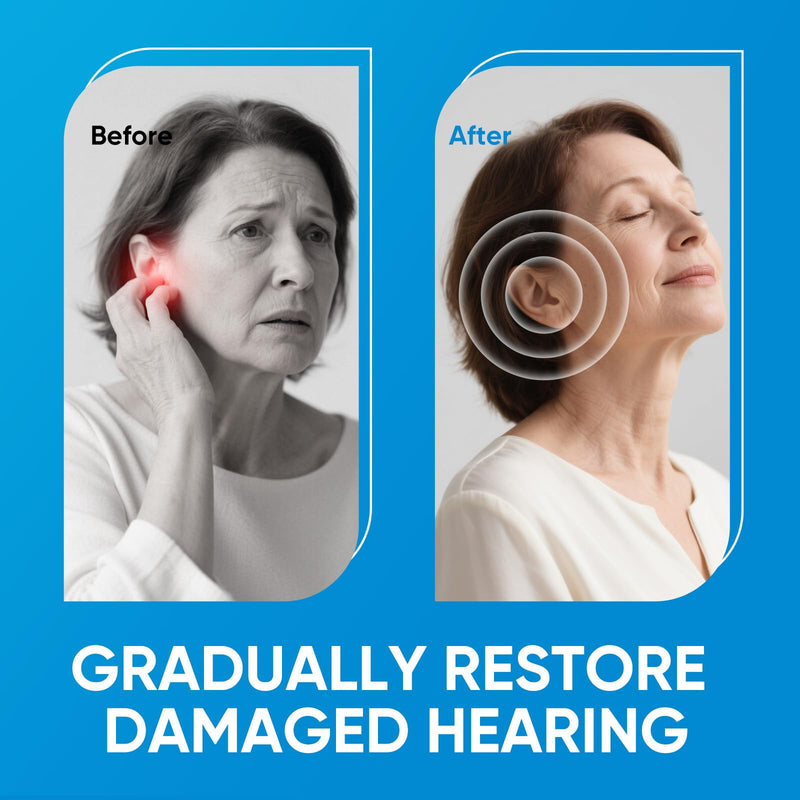 [Australia] - Tinnitus Relief for Ringing Ears - Supports Ear Health, Reduces Ringing in Ears for Men & Women, 120 Capsules WhiteÔºàtinnitus CapsulesÔºâ 