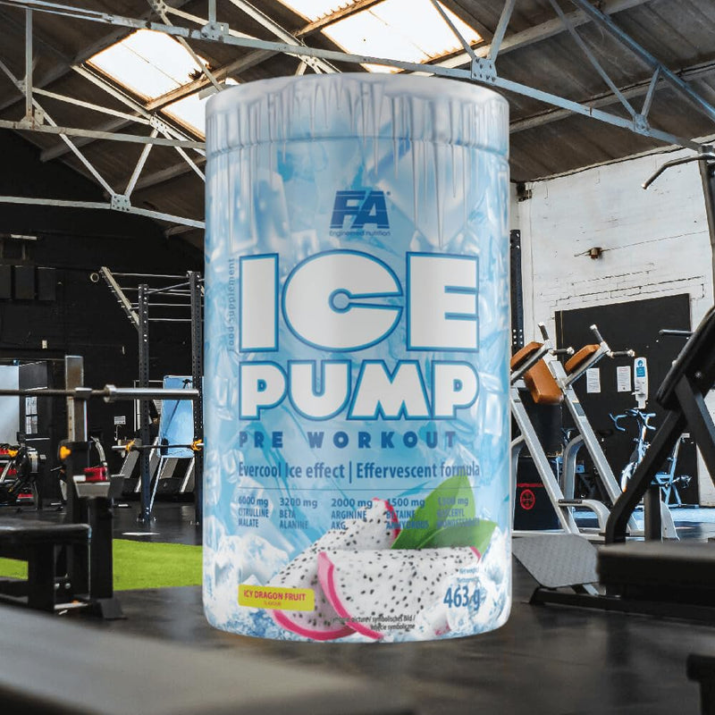 [Australia] - Fitness Authority FA Nutrition Ice Pump Booster | 463g per container | Pre-Workout Training Cooling Effect Body Building | L-Citrulline Beta Alanine Caffeine | Dietary supplement (Dragon Fruit) 