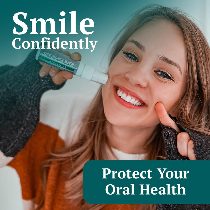 [Australia] - Smilesaver Retainer Cleaner - A Clean Label, Safe, 30 Sec Spray Cleaner for Retainers, Invisalign, Dentures. Minty Taste. Portable. Convenient. No Rinsing. Protects Oral Health. (1oz) (Pack of 6) Pack of 6 (1 Ounce Bottle) 